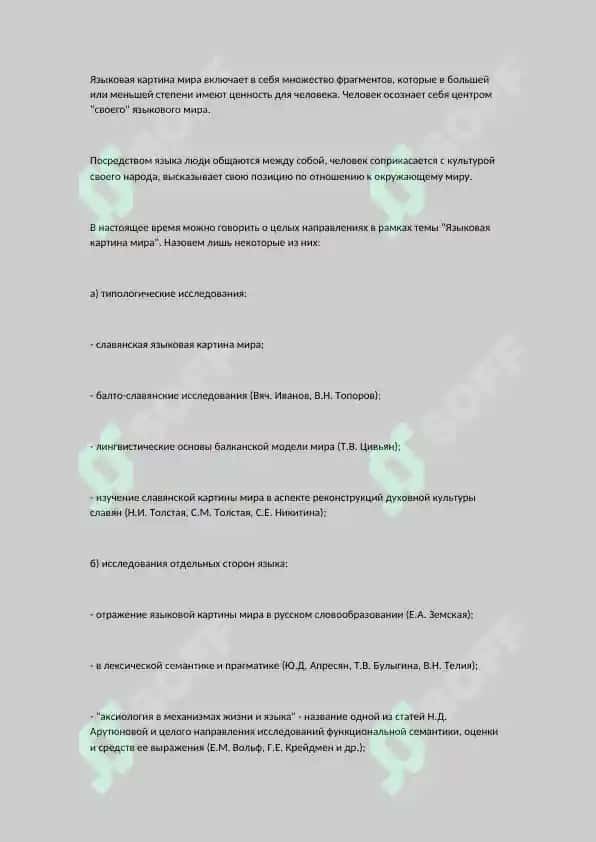Языковая картина мира в произведениях Достоевского 2