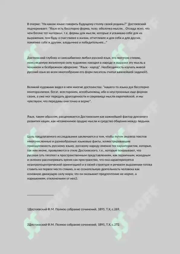 Языковая картина мира в произведениях Достоевского 4