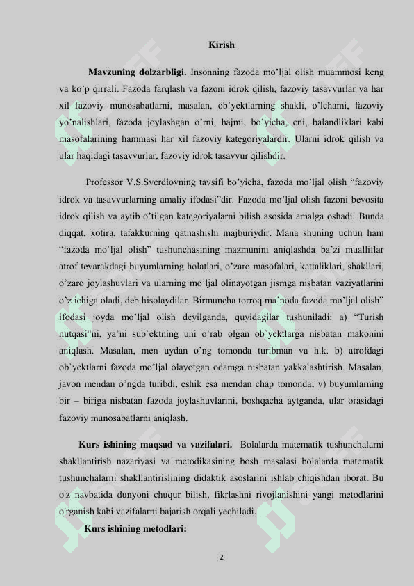 FAZOVIY TASAVVURINI RIVOJLANTIRISH VAZIFALARI FAZODA MOʻLJALGA OLISH UCHUN DIDAKTIK OʻYINLAR 2