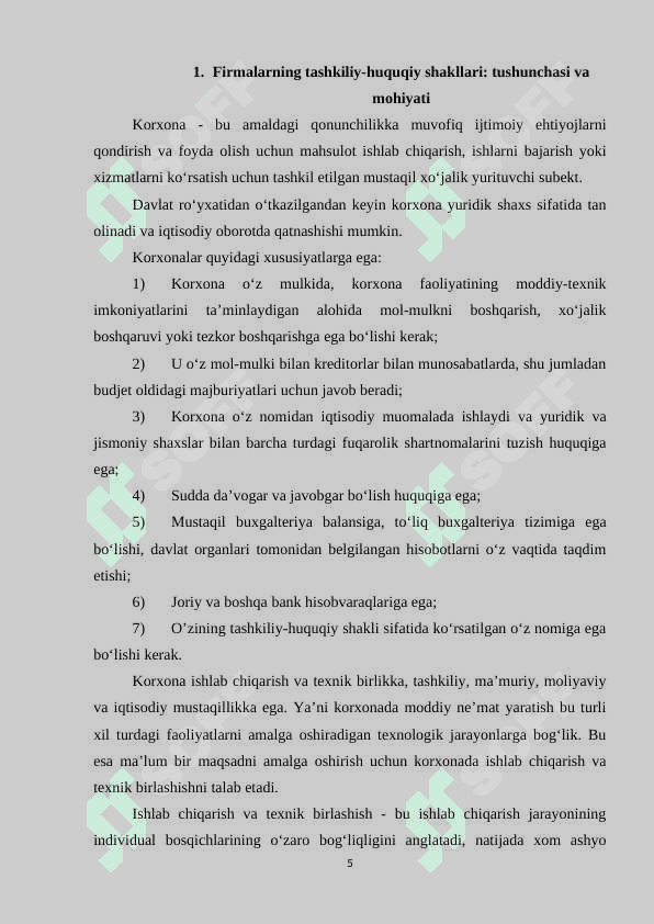 FIRMANING TASHKILIY-HUQUQIY SHAKLLARINI TAHLIL QILISH 4