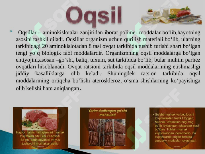 Ovqatlanish. Organizmda mikroelementlar va vitaminlar tanqisligi 7