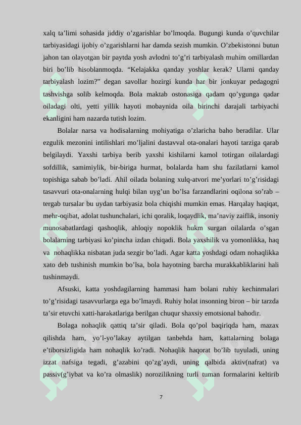 Tarbiyasi og’ir bolalar bilan ishlashning ijtimoiy pedagogik texnologiyalari 7