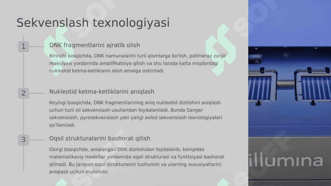 Genomlarda oqsil strukturalarini aniqlash 2