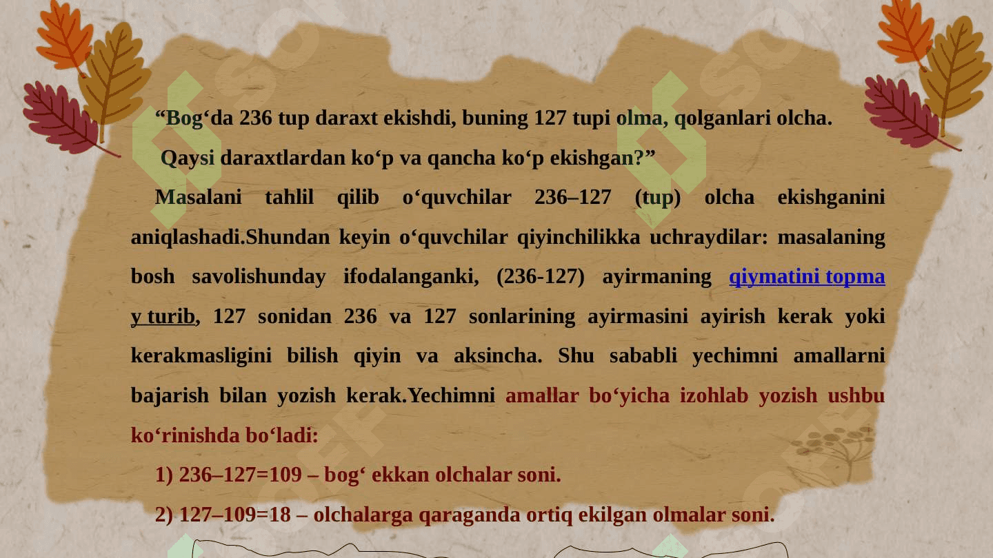 2-sinfda matematik murakkab masala va ularni yechishga o’rgatish metodikasi 4