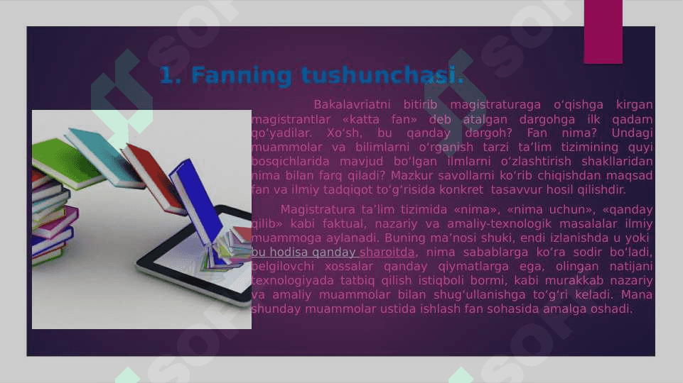Ilmiy Matnlar Bo'yicha Taqdimot Tayyorlash 3