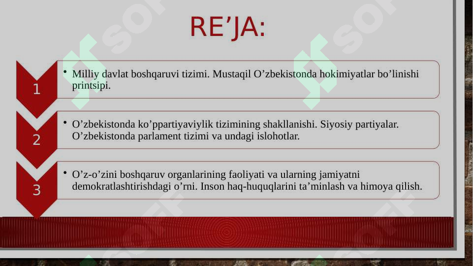 Huquq-tartibot organlari va sud tizimidagi o’zgarishlar 2