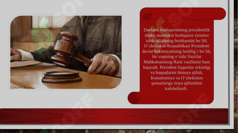 Huquq-tartibot organlari va sud tizimidagi o’zgarishlar 5