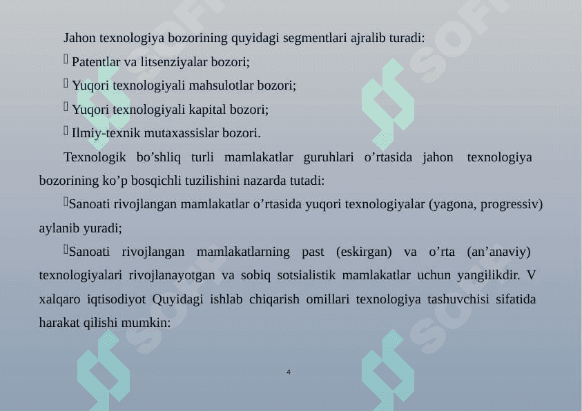 Jahon IT bozorini rivojlanish muammolari va tendentsiyalari 4