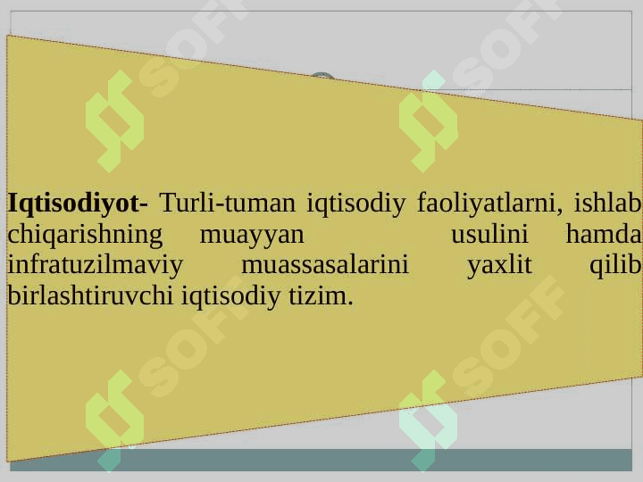 IQTISODIYОT NАZАRIYАSI” FАNINING АSOSIY TUSНUNCНАLАRI VА ILMIY BILISН USULLАRI 6