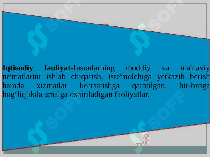 IQTISODIYОT NАZАRIYАSI” FАNINING АSOSIY TUSНUNCНАLАRI VА ILMIY BILISН USULLАRI 8