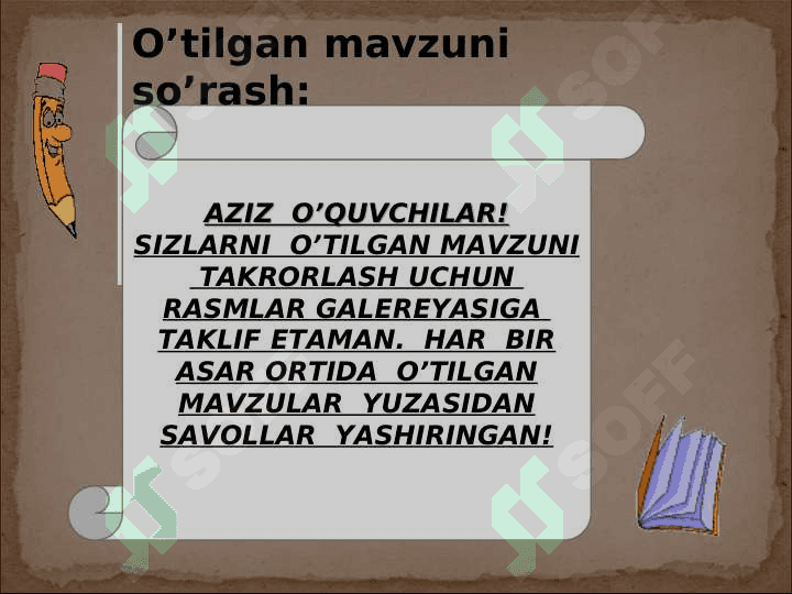 TASVIRIY  SAN’ATDA RAMZIY  BELGI  TASVIRIY  SAN’ATDA RAMZIY  BELGI 2