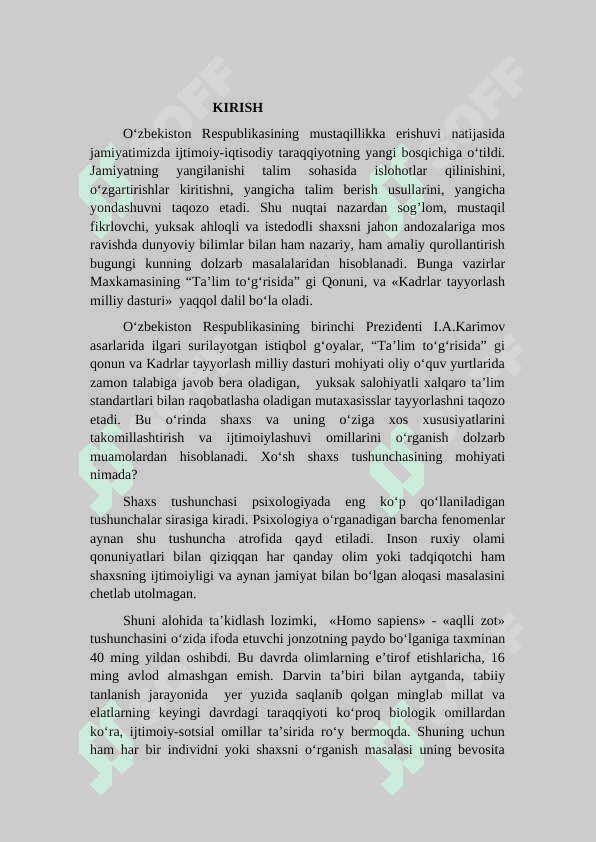 ILK OʻSPIRINLIK FAVRIDA KASP TANLASH MUAMMOSI 3