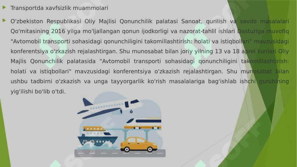 Transportda xavfsizlik muammolari 3