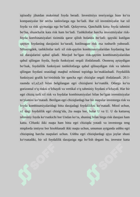 Zamonaviy Moliya va investitsion portfelni shakllantirish 4