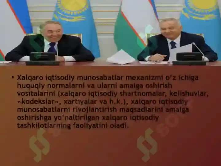 Xalqaro iqtisodiy aloqalar va integratsiya jarayoni 5