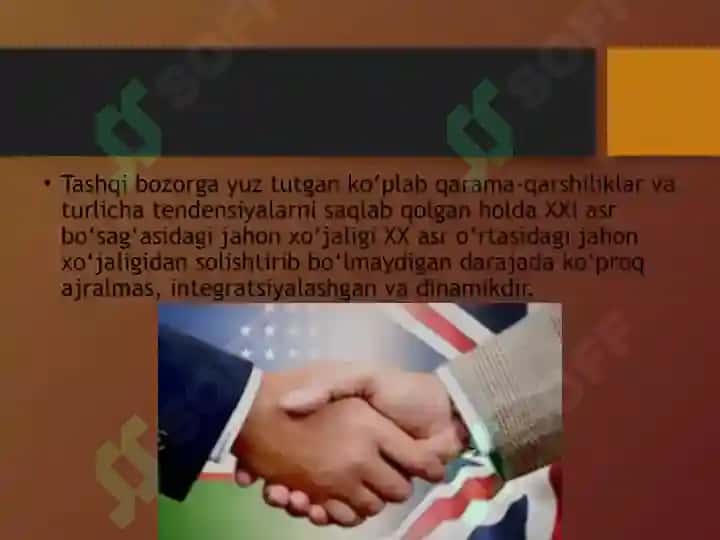 Xalqaro iqtisodiy aloqalar va integratsiya jarayoni 8