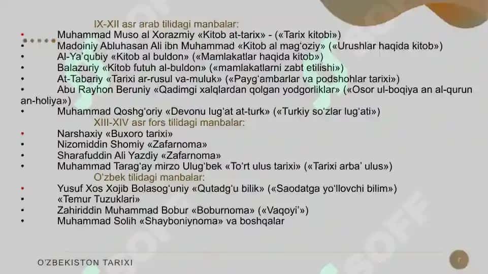 “O‘zbekistonning eng yangi tarixi” o‘quv fanining predmeti, maqsadi va vazifalari, nazariy-metodologik tamoyillari 7