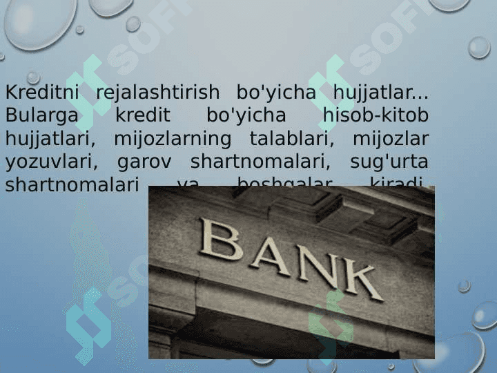Bank xujjatlarining turlari va ularning tavsifi 3