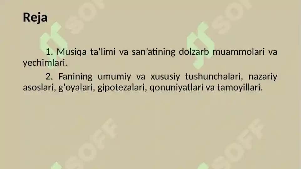 musiqa ta'limi va san'atining dolzarb muammolari va yechimlari nazariy asoslari 2