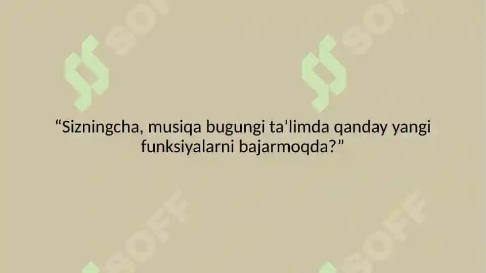 musiqa ta'limi va san'atining dolzarb muammolari va yechimlari nazariy asoslari 4