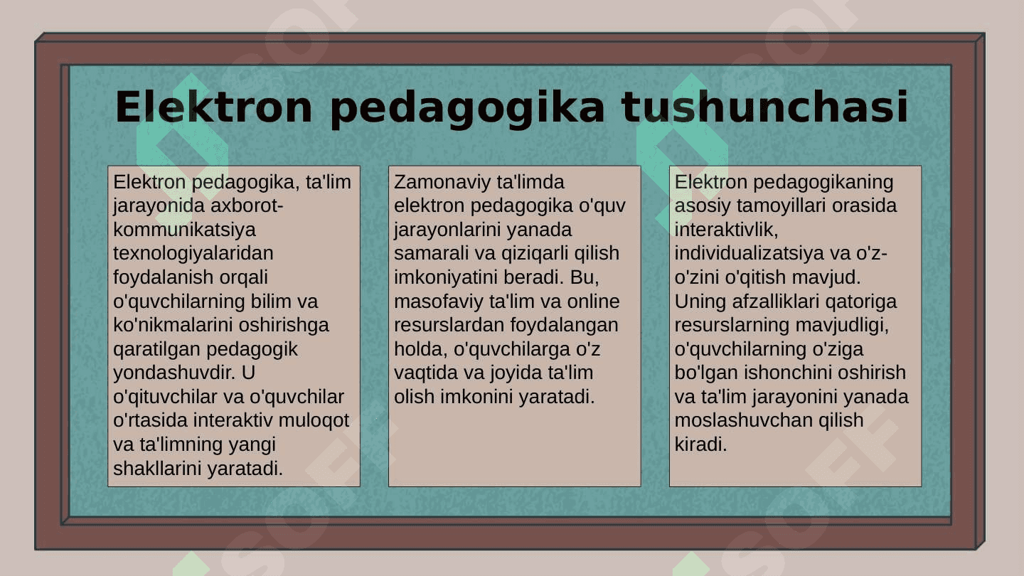 Elektron pedagogika asoslari 3