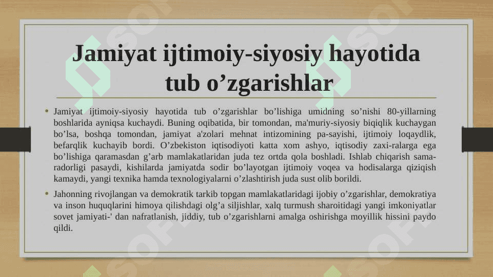 Markaziy Osiyo Respublikalarida XX asrning oxirgi choragida siyosiy 4