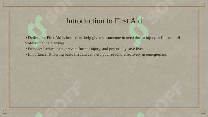 A first aid manual 2