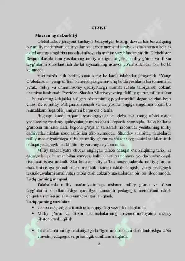 Talabalarda milliy gʻurur va iftixorni shakllantirish 2