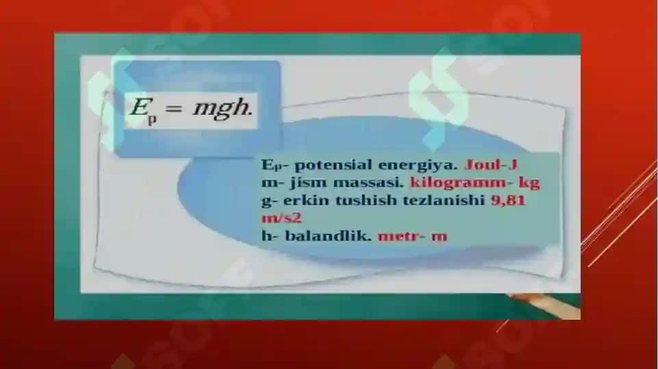 MEXANIK QUVVAT VA ENERGIYA 3