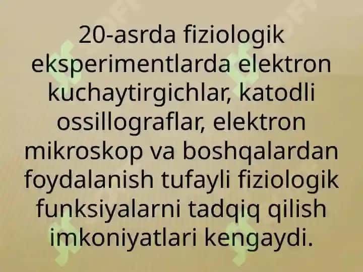 Fiziologiyani fizik,kimyo, biologiya, anatomiya,  gistologiya, kibernetika bilan bog’liqligi 8