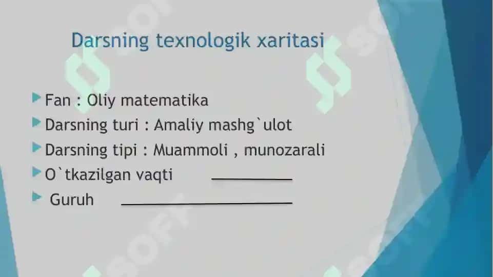 Oʻzgarmas koeffitsientli yuqori tartibli chiziqli bir jinsli differentsial tenglamalar 2