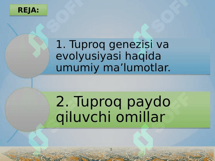 TUPROQNING GENEZISI, EVOLYUTSIYASI 3