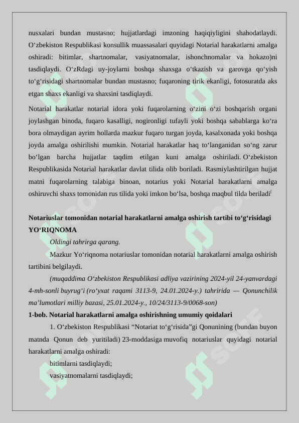 Hujjatlardagi imzoning haqiqiyligini shahodatlash 24 3
