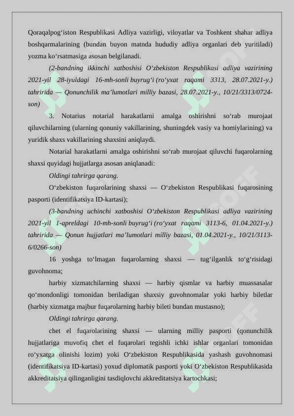 Hujjatlardagi imzoning haqiqiyligini shahodatlash 24 6