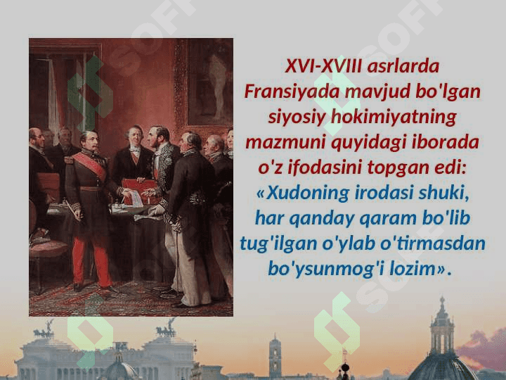 Fransiyada mutlaq monarxiya 2
