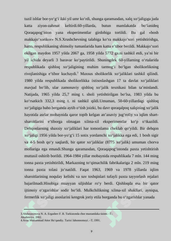 IKKINCHI JAHON URUSHIDA QORAQALPOG’ISTON RESPUBLIKASI MEHNATKASHLARINING FAOL ISHTIROKI 8