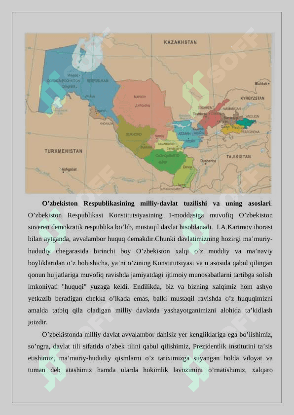O’zbekistonning ma’muriy-hududiy tuzilishi 24 3