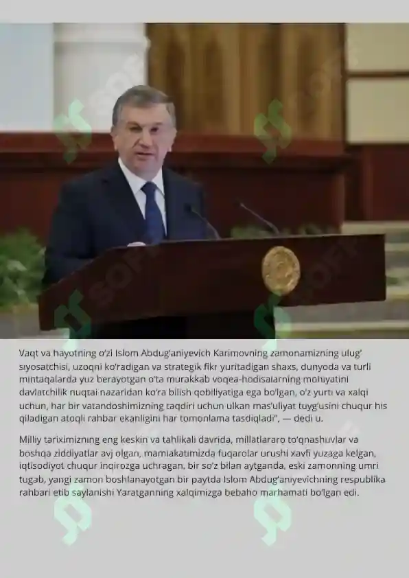 Zamonaviy O‘zbekiston tarixi 2