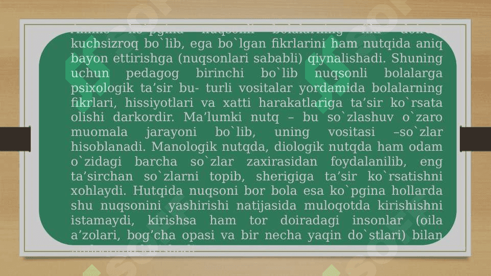 Tovushlar talaffuzini bartaraf etish va fonetik idrokni rivojlantirish 4