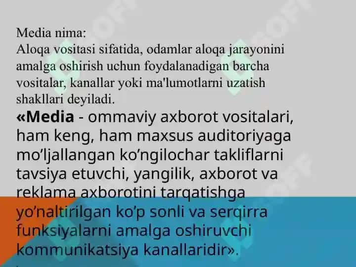 MEDIA SAVODXONLIK VA AXBOROT MADANIYATI EVOLYUTSIYASI HAMDA JAMIYATDAGI AHAMIYATI 5