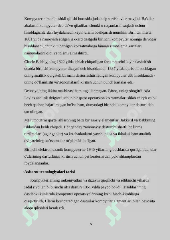 KOMPYUTER TEXNOLOGIYALARI YORDAMIDA O'QITUVCHILARNING KASBIY MALAKALARINI OSHIRIB BORISHI 5