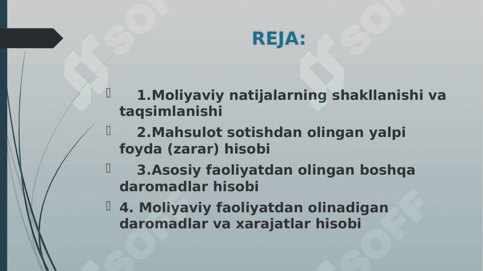 Moliyaviy natijalar to'g'risidagi hisobot 2