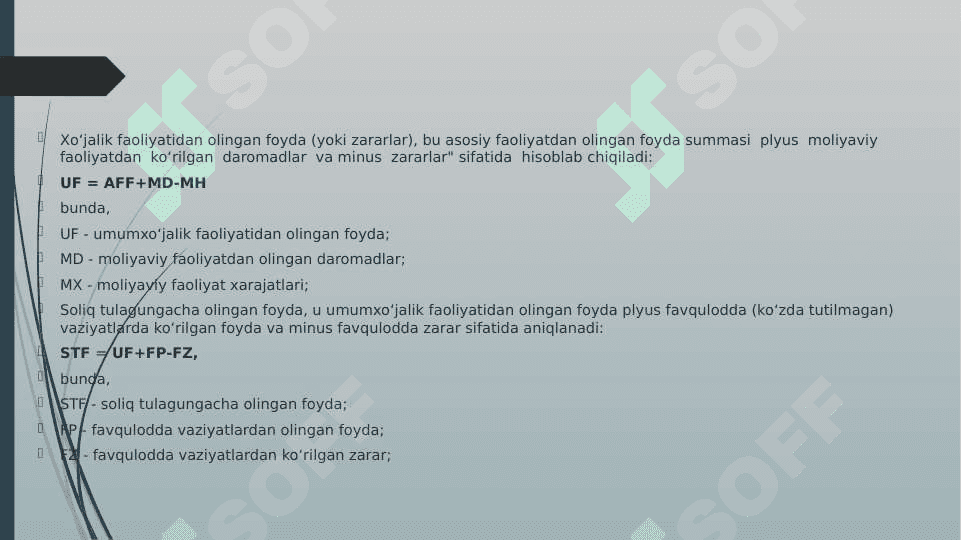 Moliyaviy natijalar to'g'risidagi hisobot 5