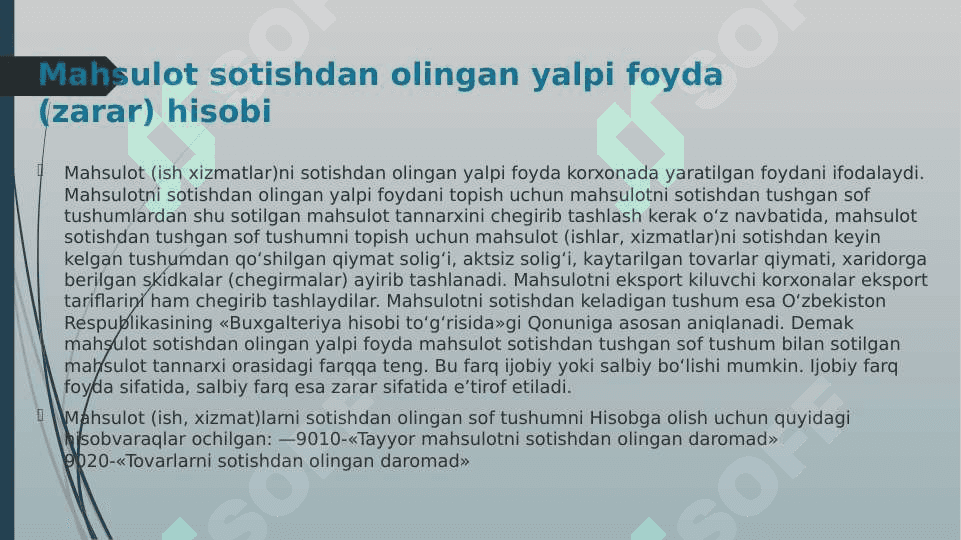 Moliyaviy natijalar to'g'risidagi hisobot 8