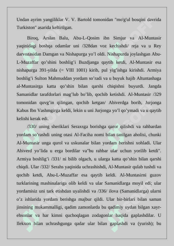 Abul Xasan Bayhaqiy (995-1077)ning “Tarixi Bayhaqiy” asari muhim tarixiy manba sifatida 24 4