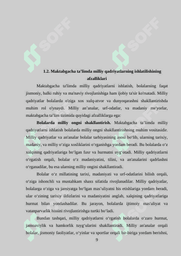 Maktabgacha ta’lim tashkilotida jismoniy tarbiyani tashkil etishda milliy qadriyatlardan foydalanish 8