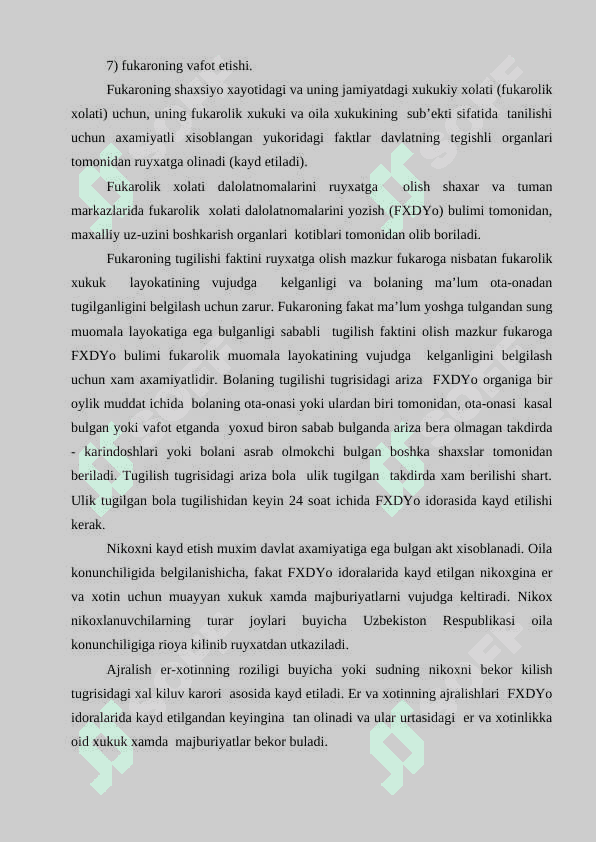 Fuqarolik huquqi sub’ektlari va ob’ektlari 24 8