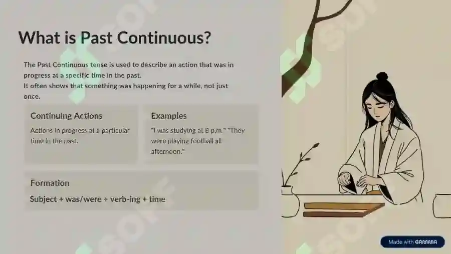 Understanding of Past simple and Past continuous 3