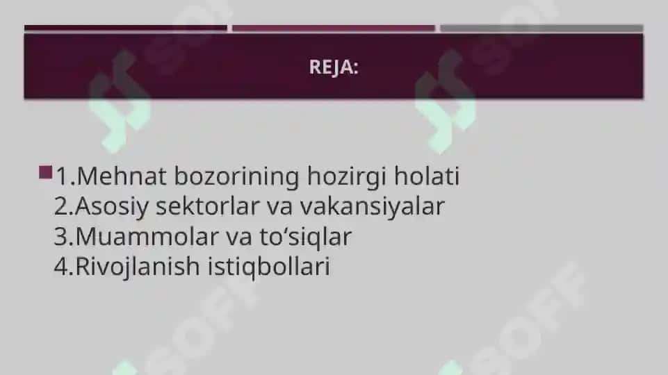 Mehnat bozorining hozirgi holati va rivojlanish istiqbollari 2