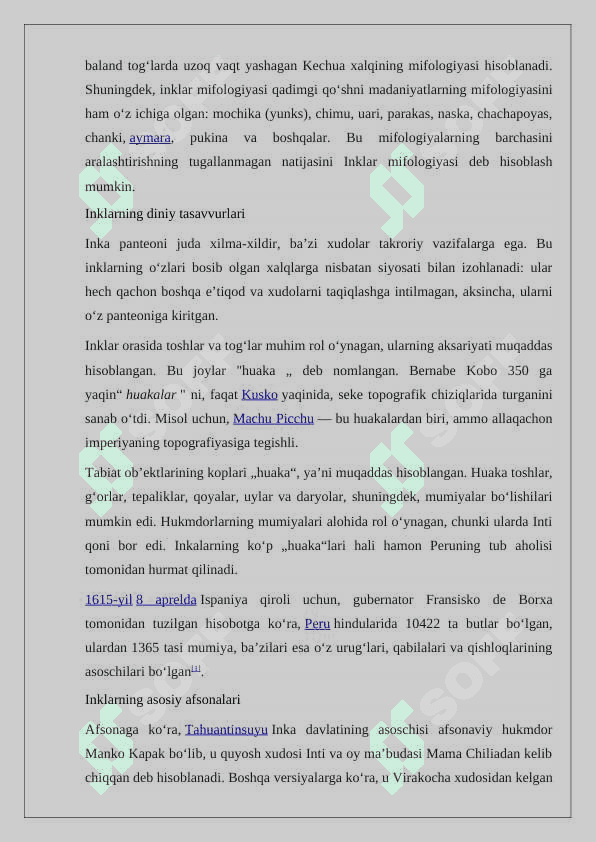 Inklar epigrafikasiga oid internet yordamida qiziqarli ma’lumot to’plash 24 2